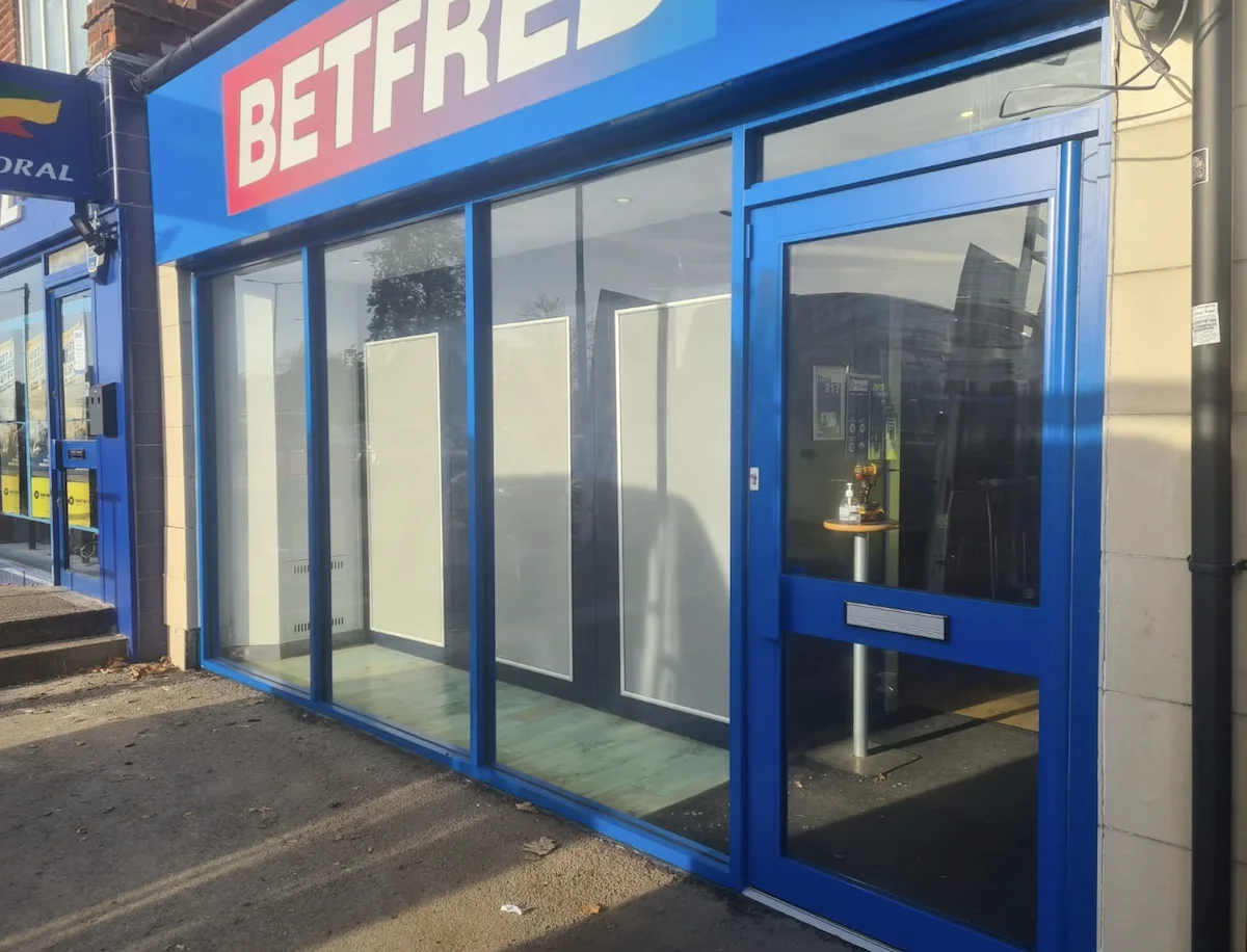 Bet Fred Shopfront Sheffield